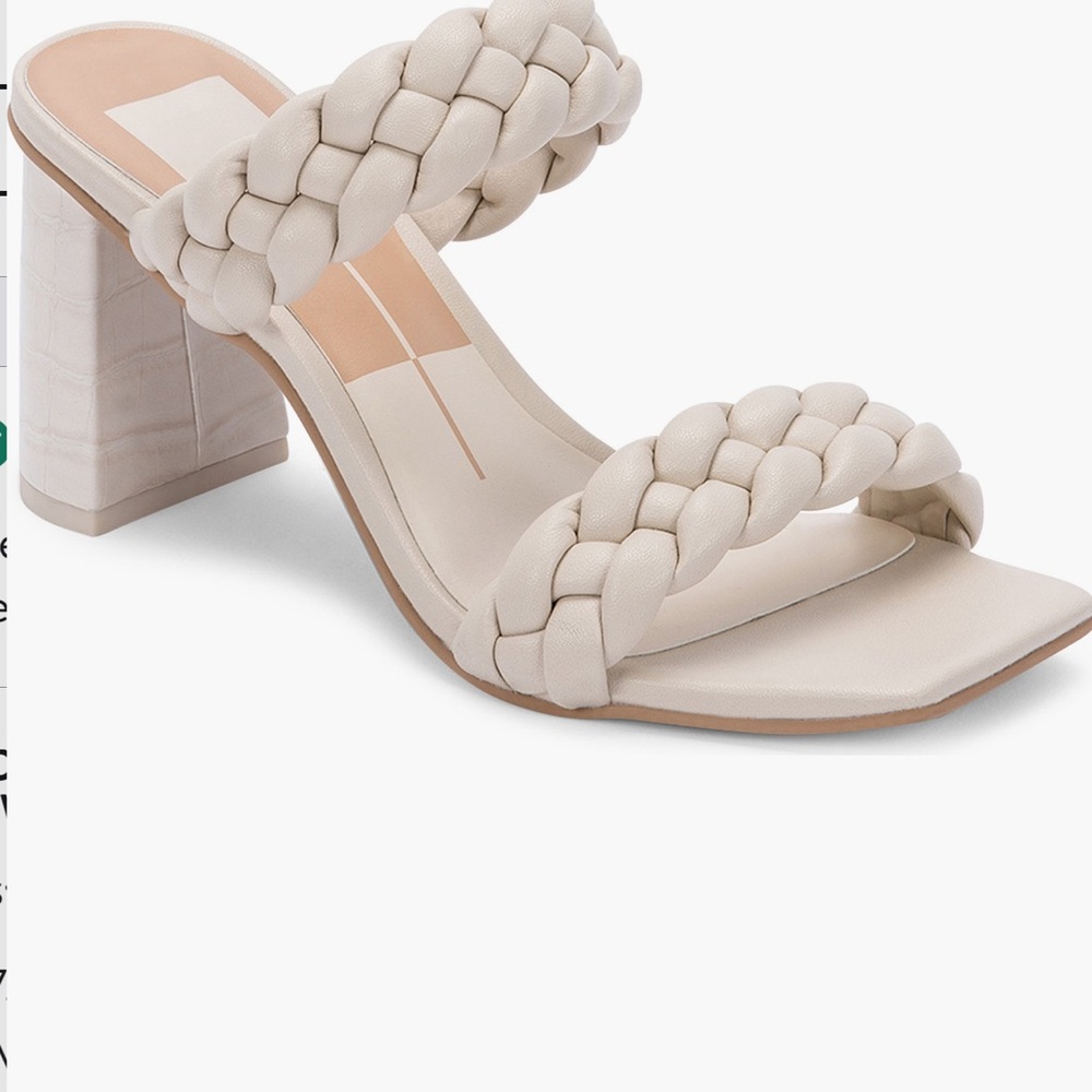 Dolce Vita Paily Braided Sandal - Cream